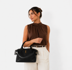 Bolsa Yves Saint Laurent de Couro Croco