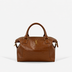 Bolsa Yves Saint Laurent de Couro Croco