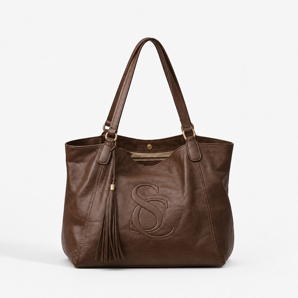 Bolsa Aurora Grande em Couro Premium