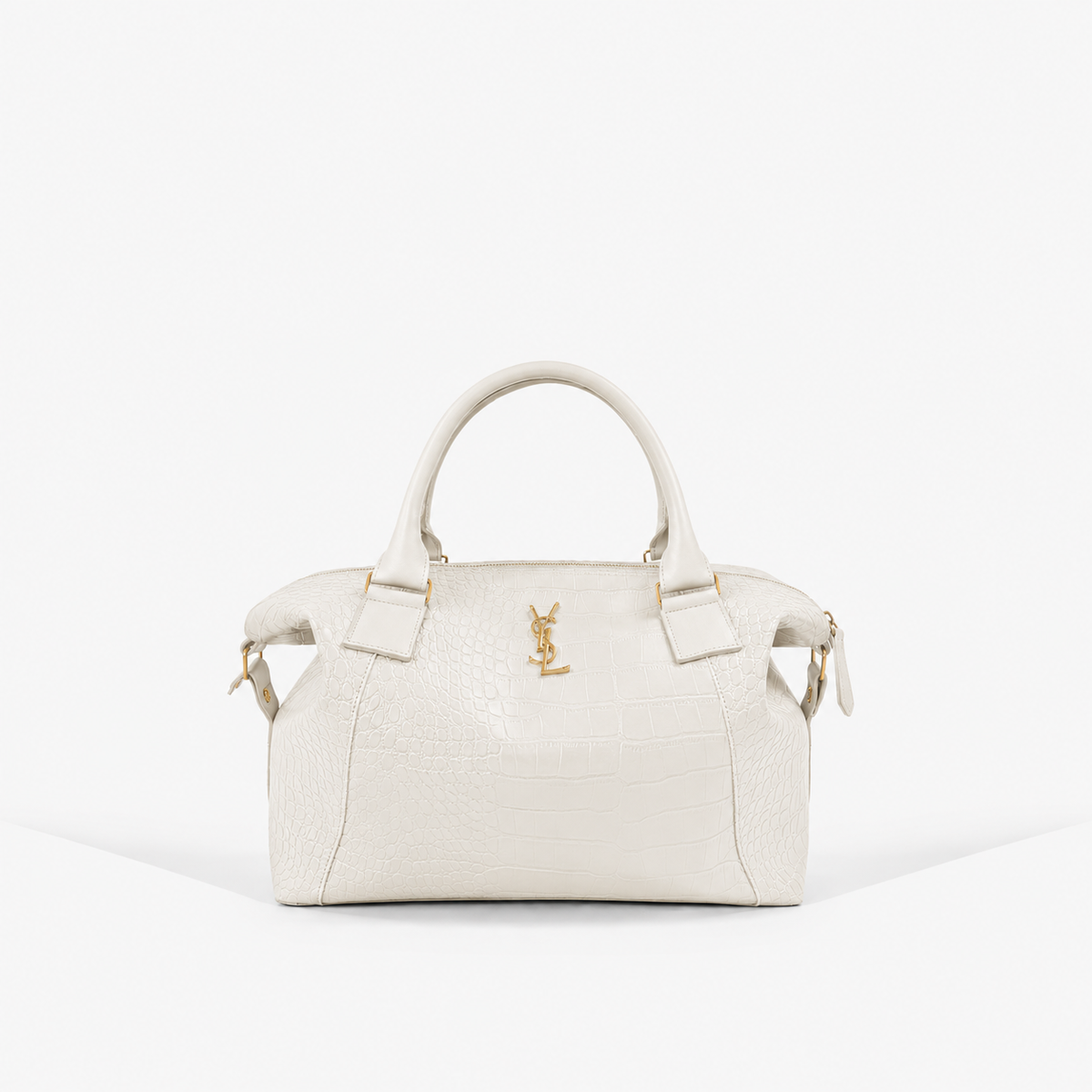 Bolsa Yves Saint Laurent de Couro Croco