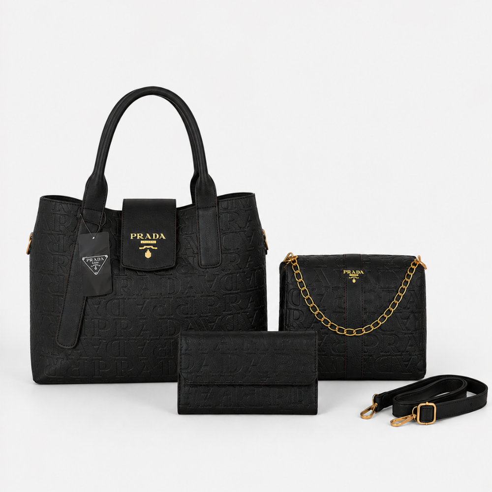 Bolsa Prada Milano Royale Kit 3 em 1
