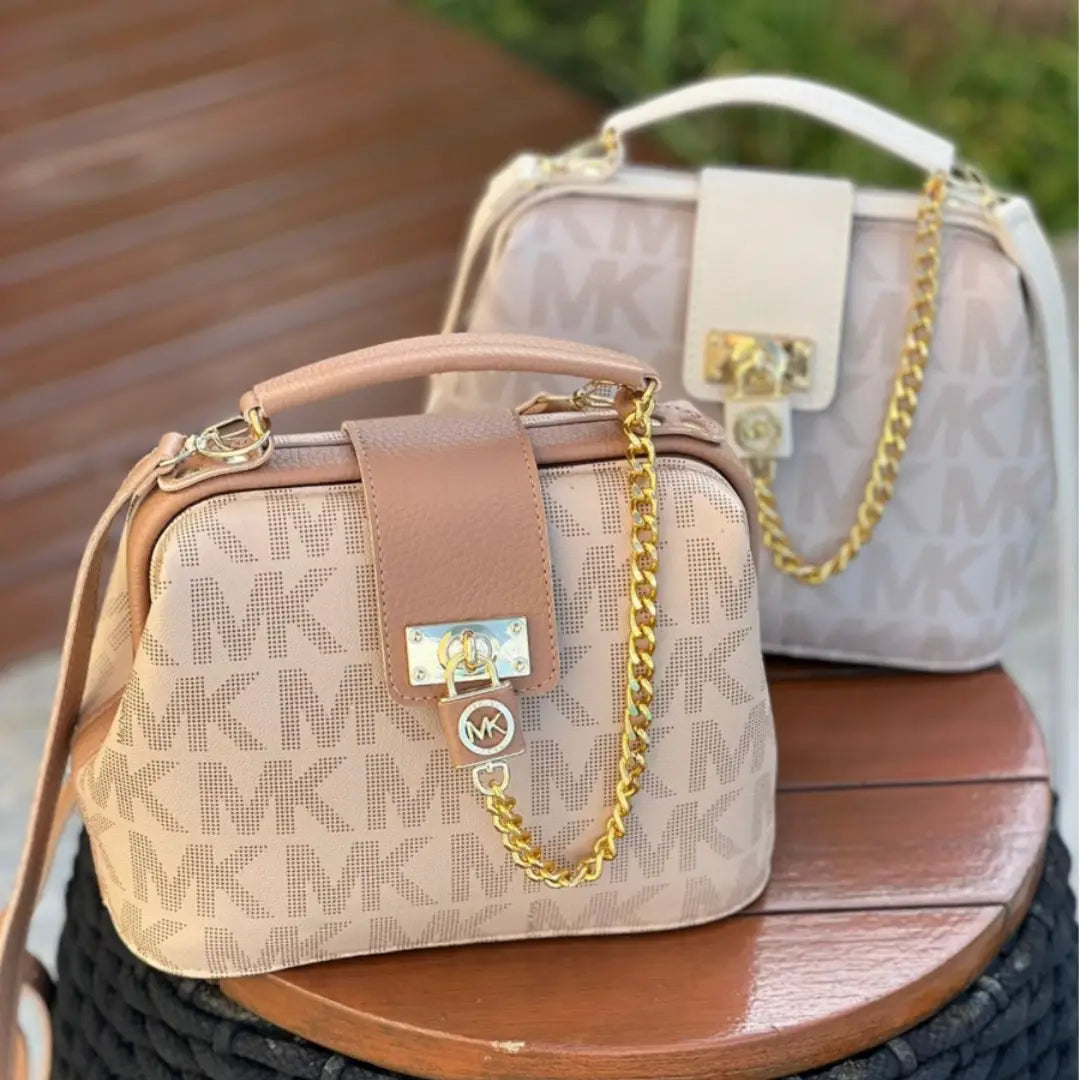 Bolsa Michael Kors Baú Transversal com Corrente