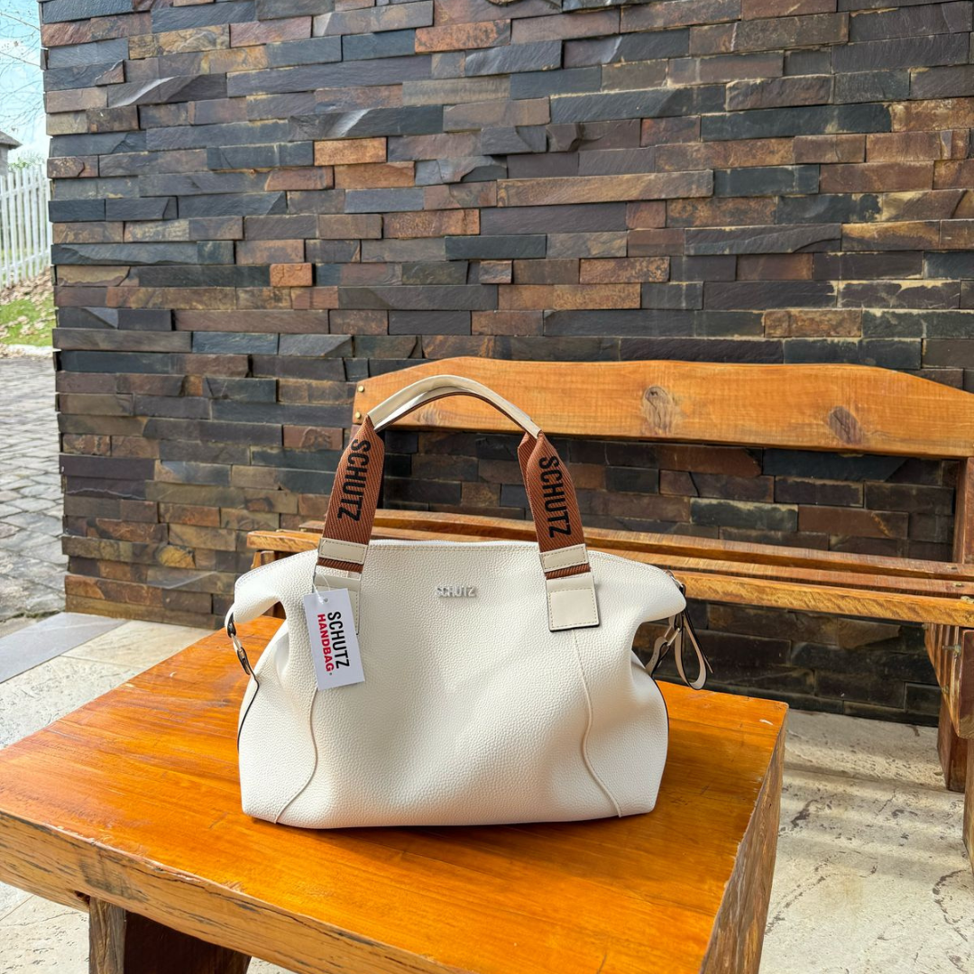 Bolsa Schutz Expansível 2 em 1 Grande em Couro