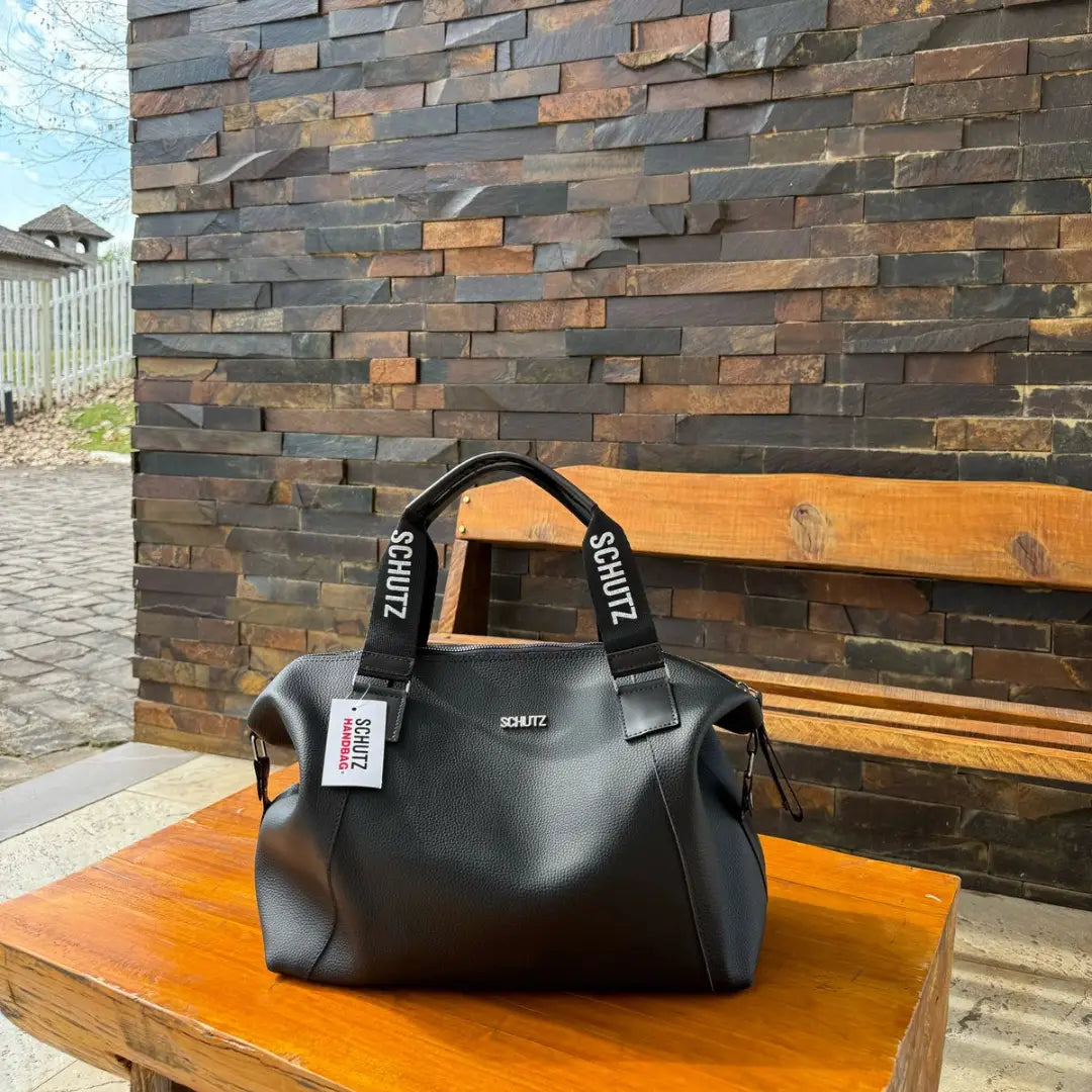 Bolsa Schutz Expansível 2 em 1 Grande em Couro
