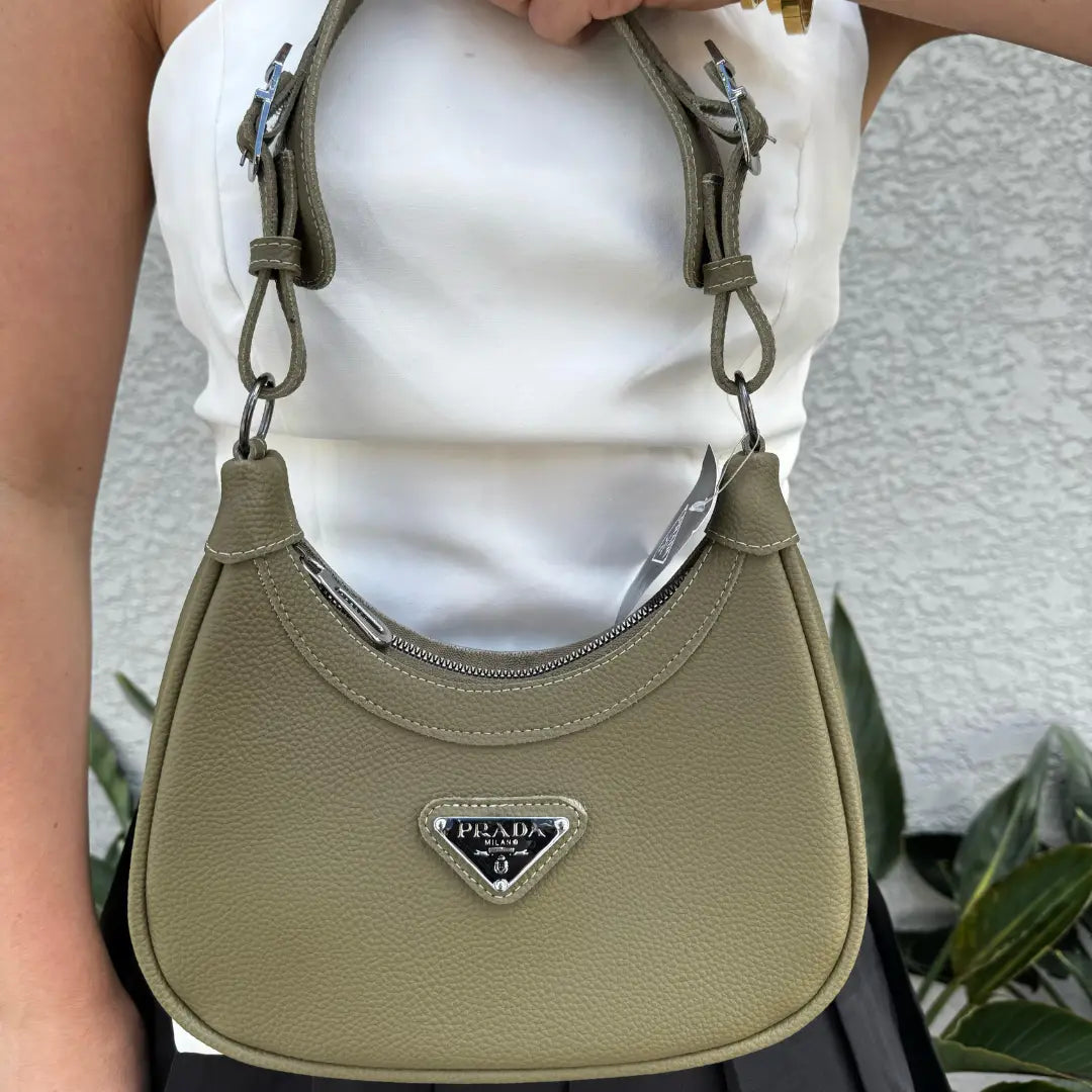 Bolsa de Couro Prada Amélie