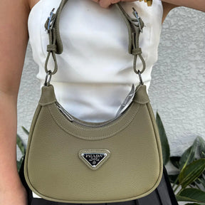 Bolsa de Couro Prada Amélie